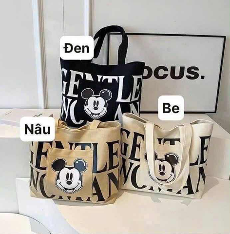  túi gấu chữ MÀU NN T45 