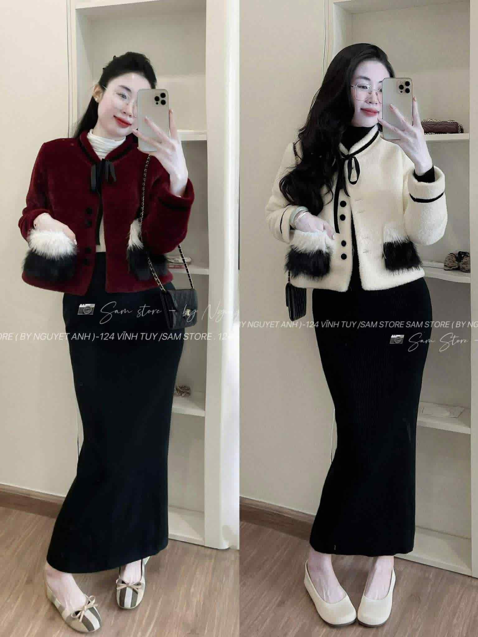  áo dạ túi lông K12 