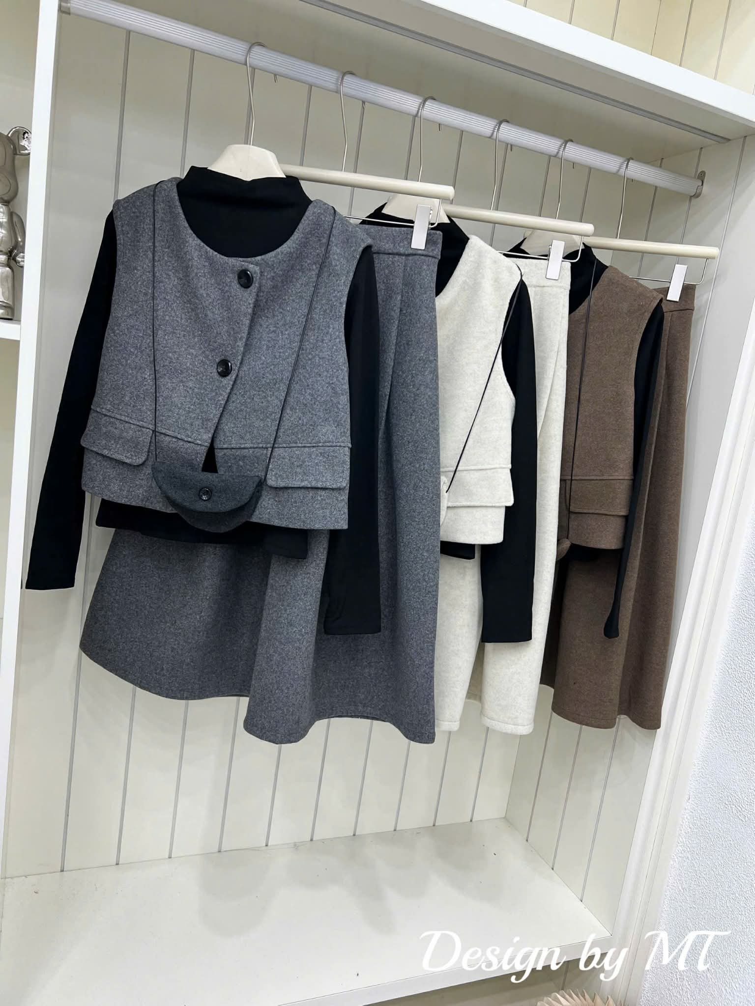  Set váy dạ kèm túi V24 