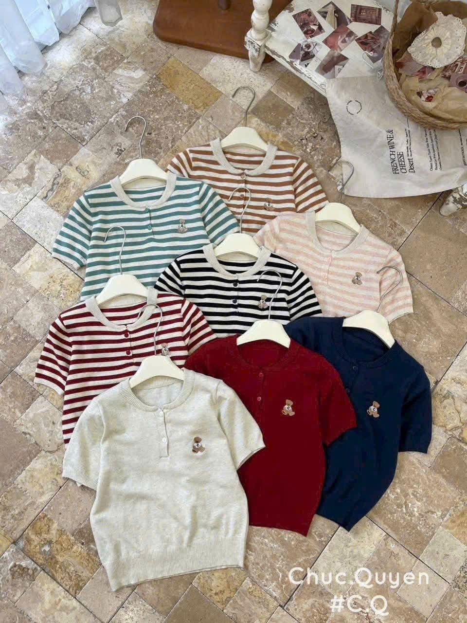  Len gấu kẻ ngang A23 