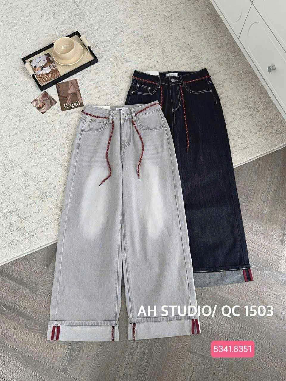  Quần xuông phối dây đỏ Q20 