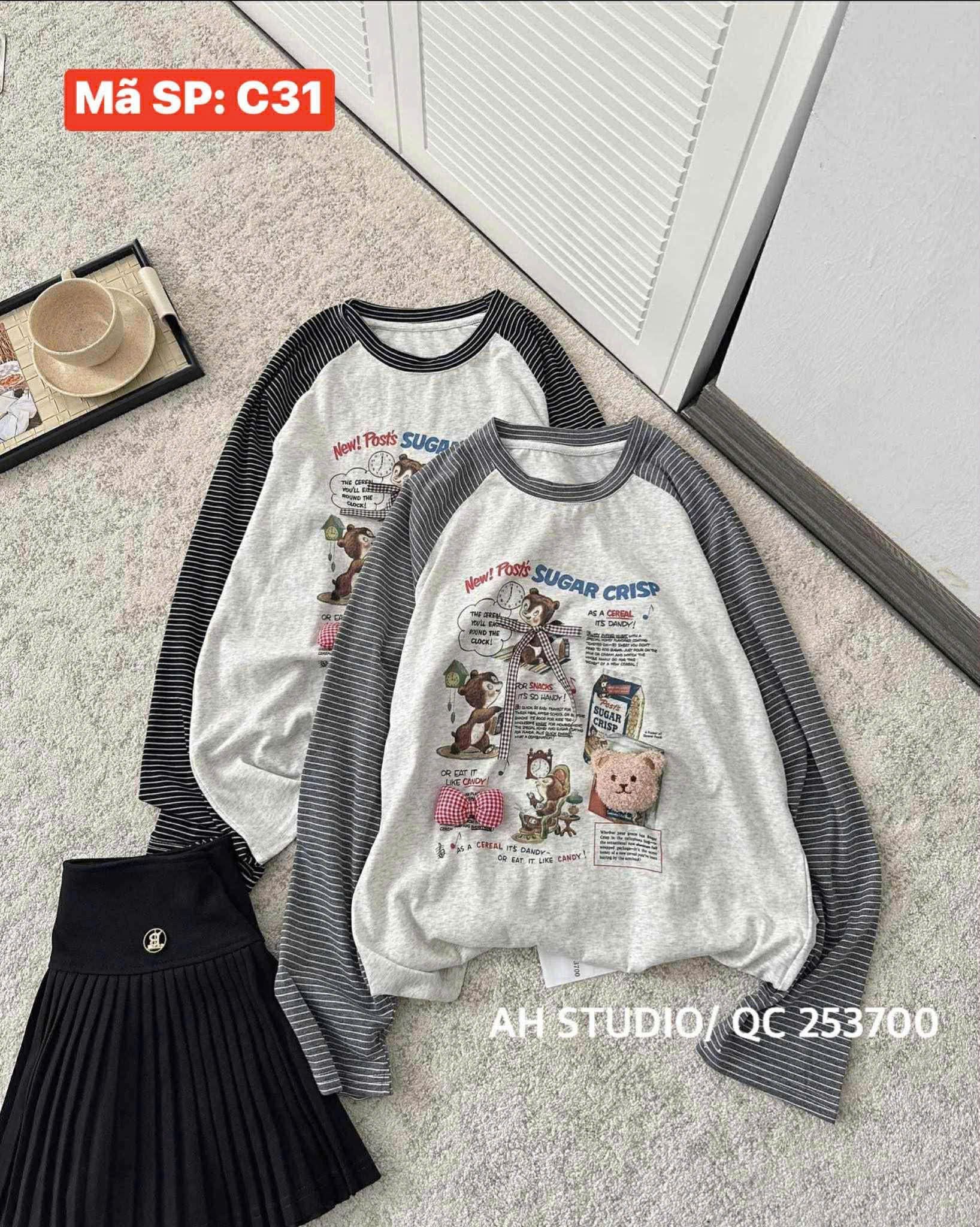  áo thun gấu nổi QC C31 