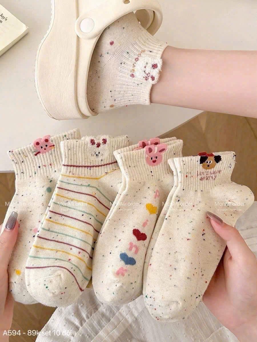  Set 10 đôi tất cute T30 