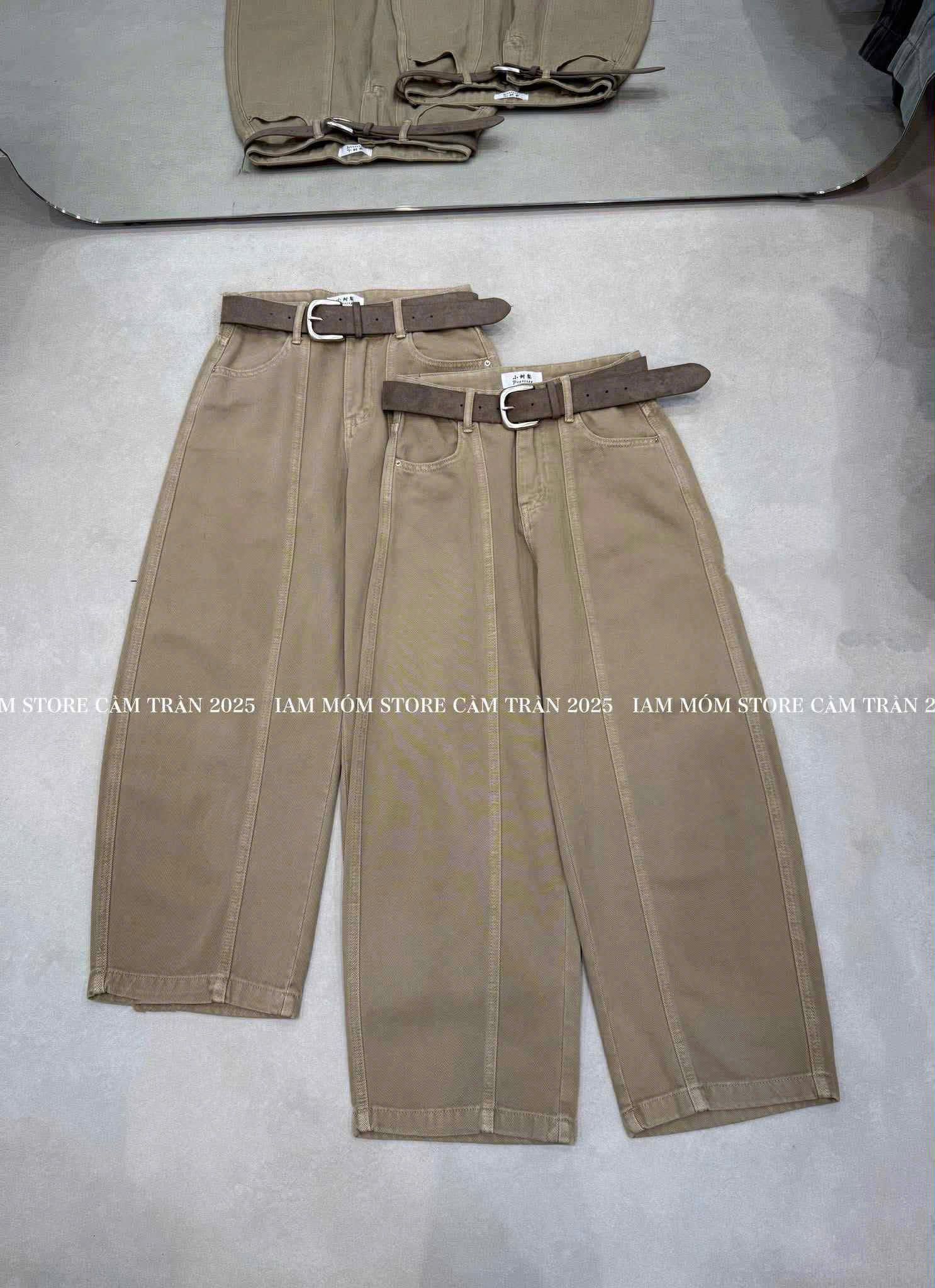  Quần baagy nâu siêu tây Q14 