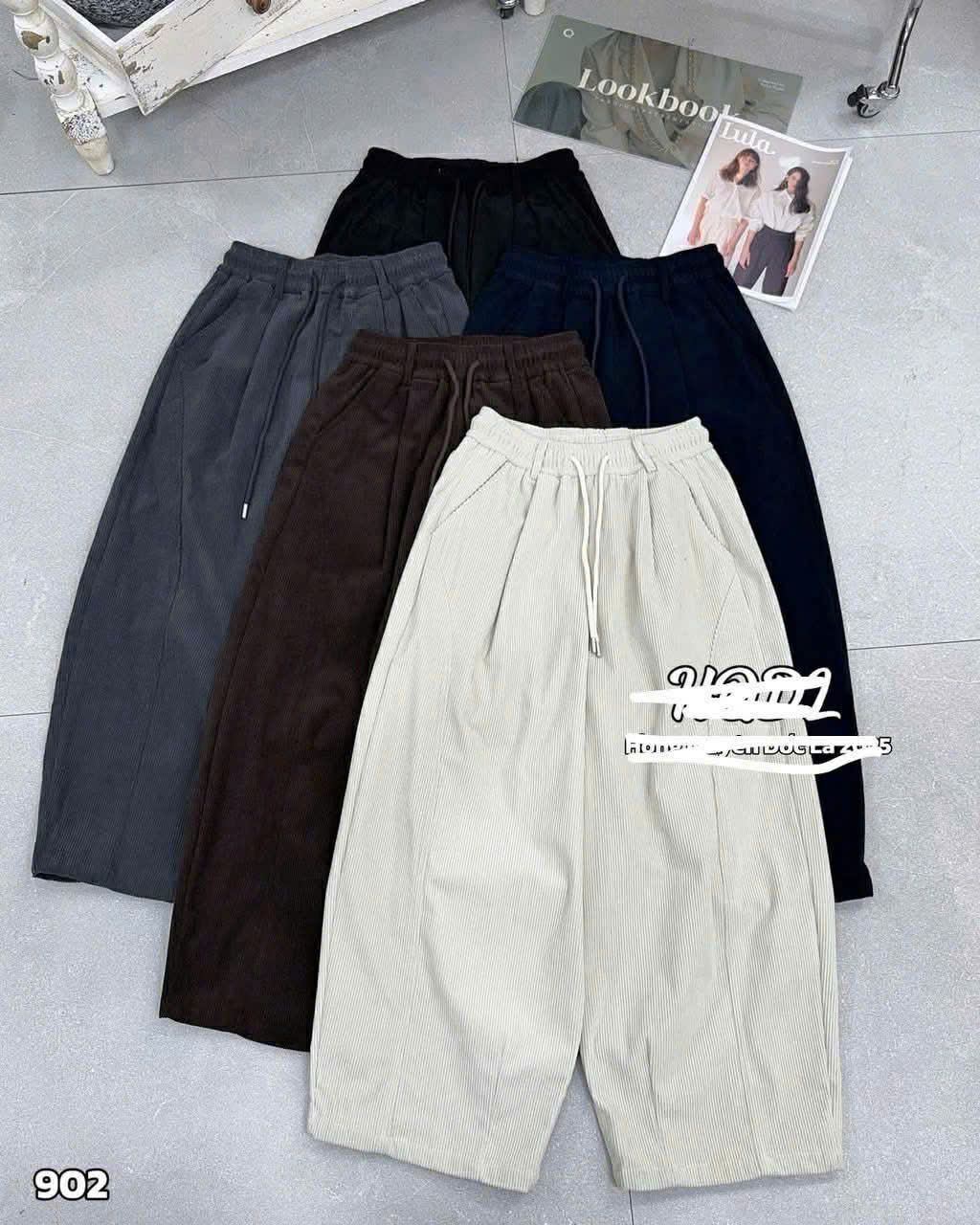  Quần baggy nhung Q25 