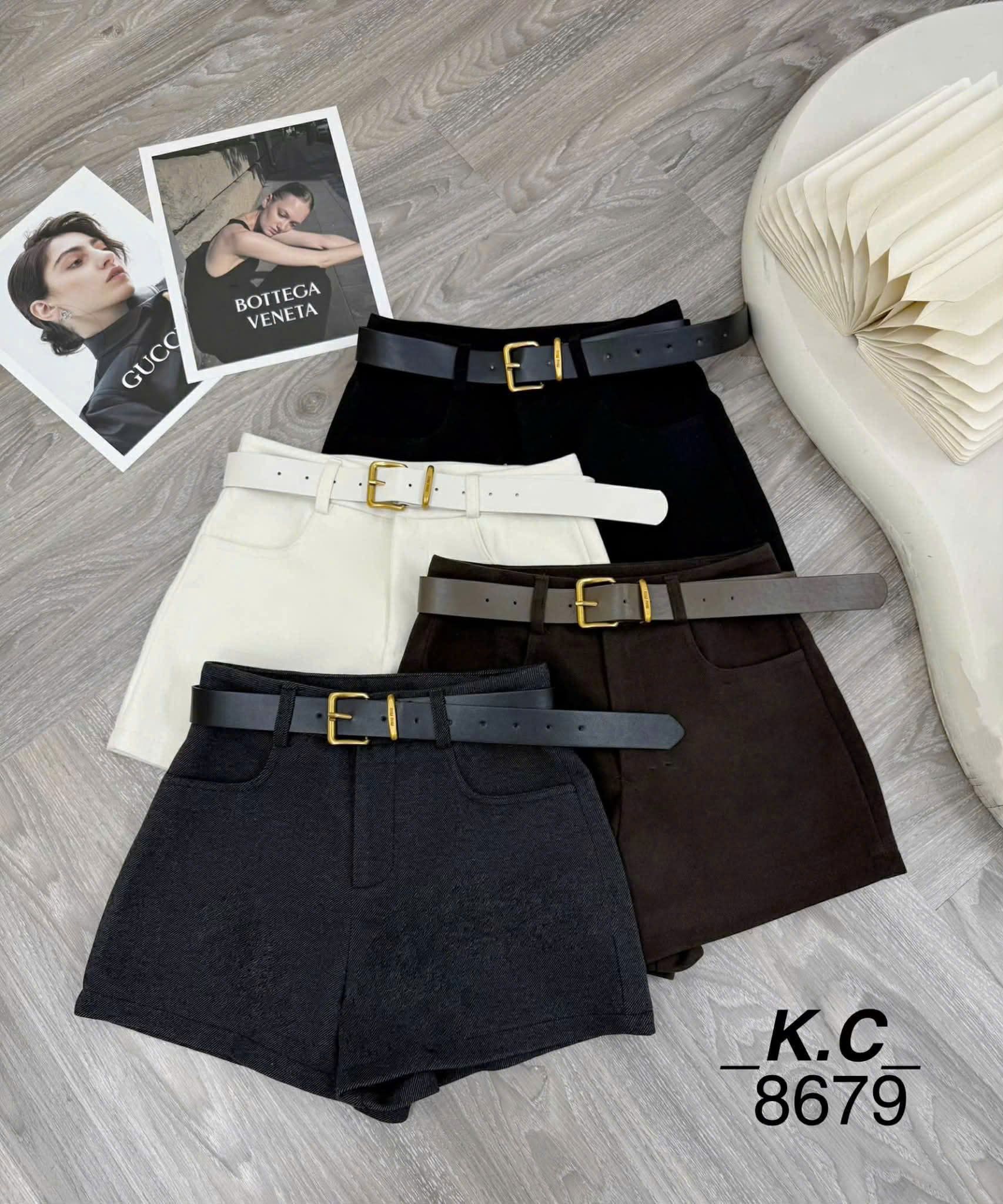  Quần soc kèm đai miu Q35 