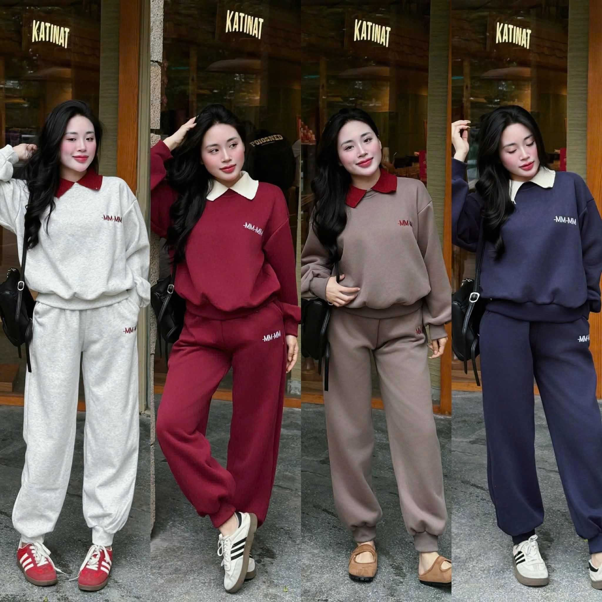  Bộ nỉ cổ bẻ B53 