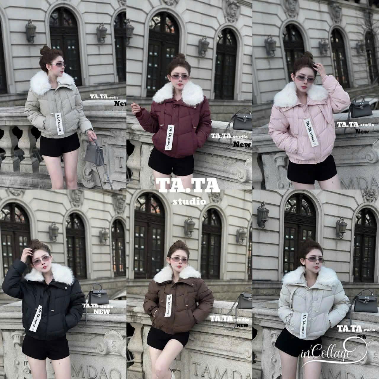  Phao cổ lông nhiều màu E28 