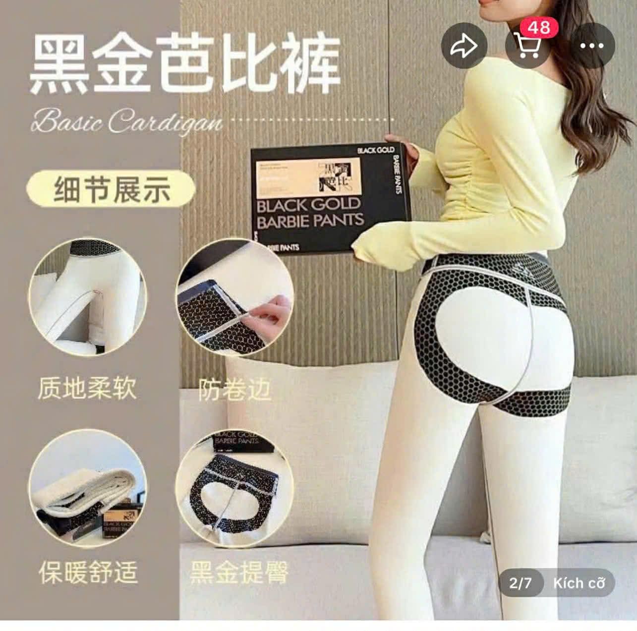  Quần legging hộp lót lông Q36 