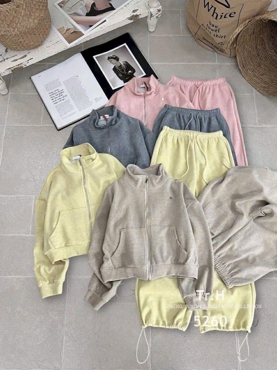  Bộ len thỏ khóa trơn B60 