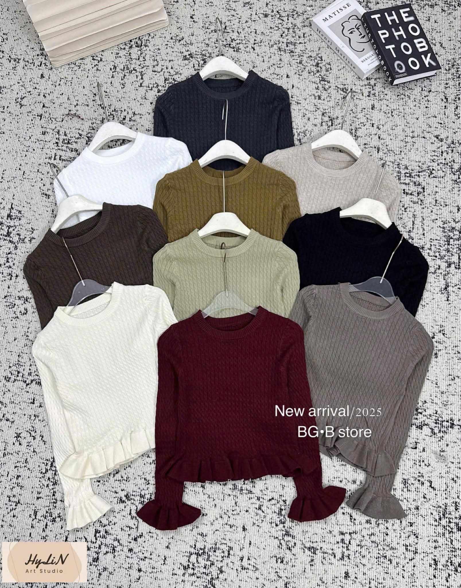  Áo len gấu bèo E41 