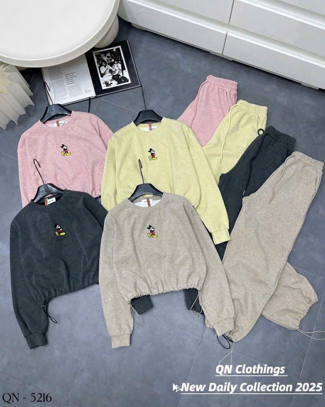  Bộ chuột bo gấu lót lông nhung B65 