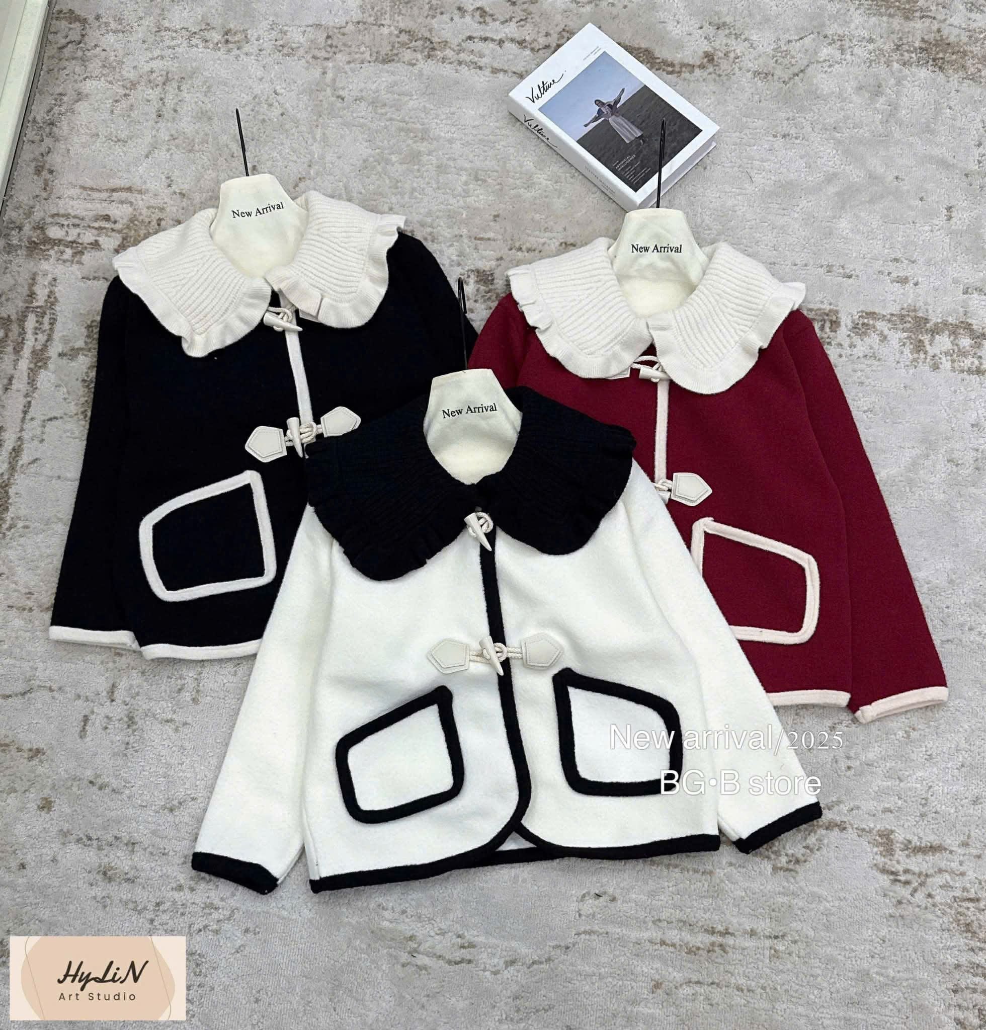  Khoác cổ len bèo E52 