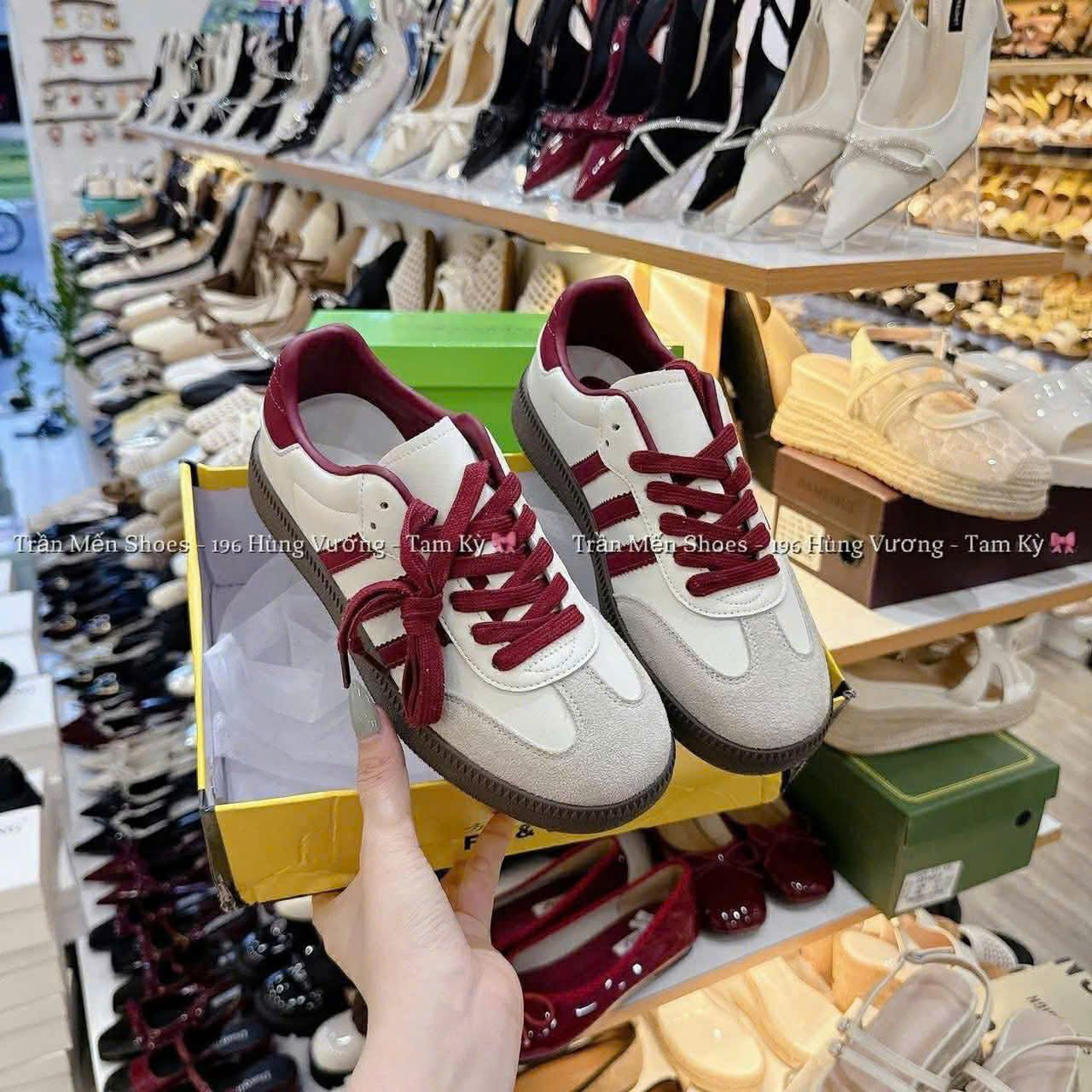  XẢ GIÀY SỌC ĐỎ X100 