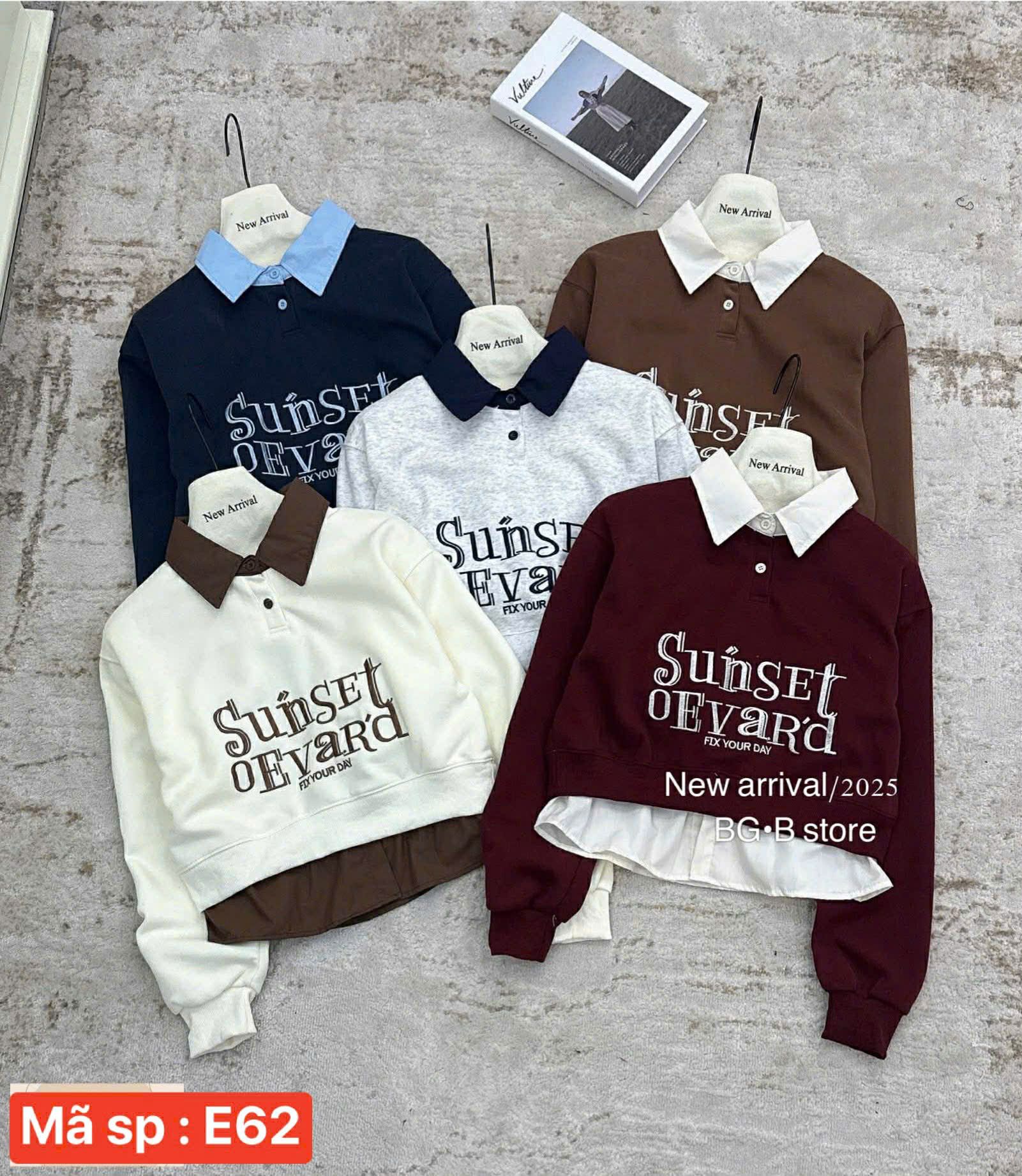  LEN CHỮ PHỐI SƠ MI E62 