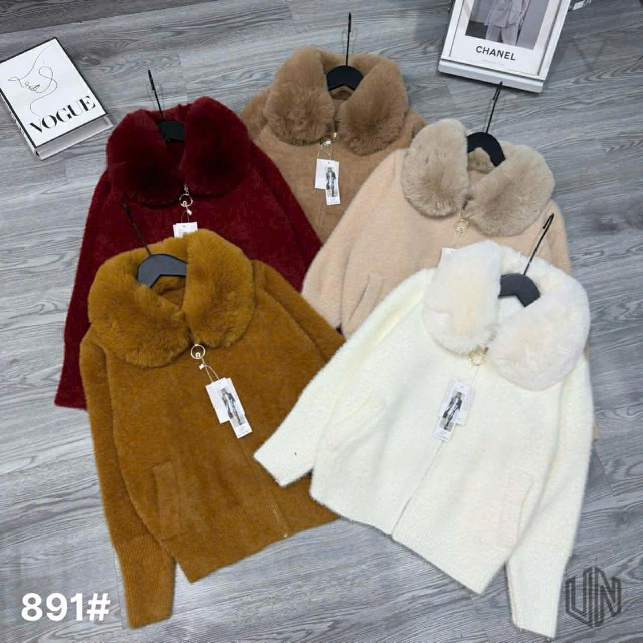  Áo len cổ lông E97 