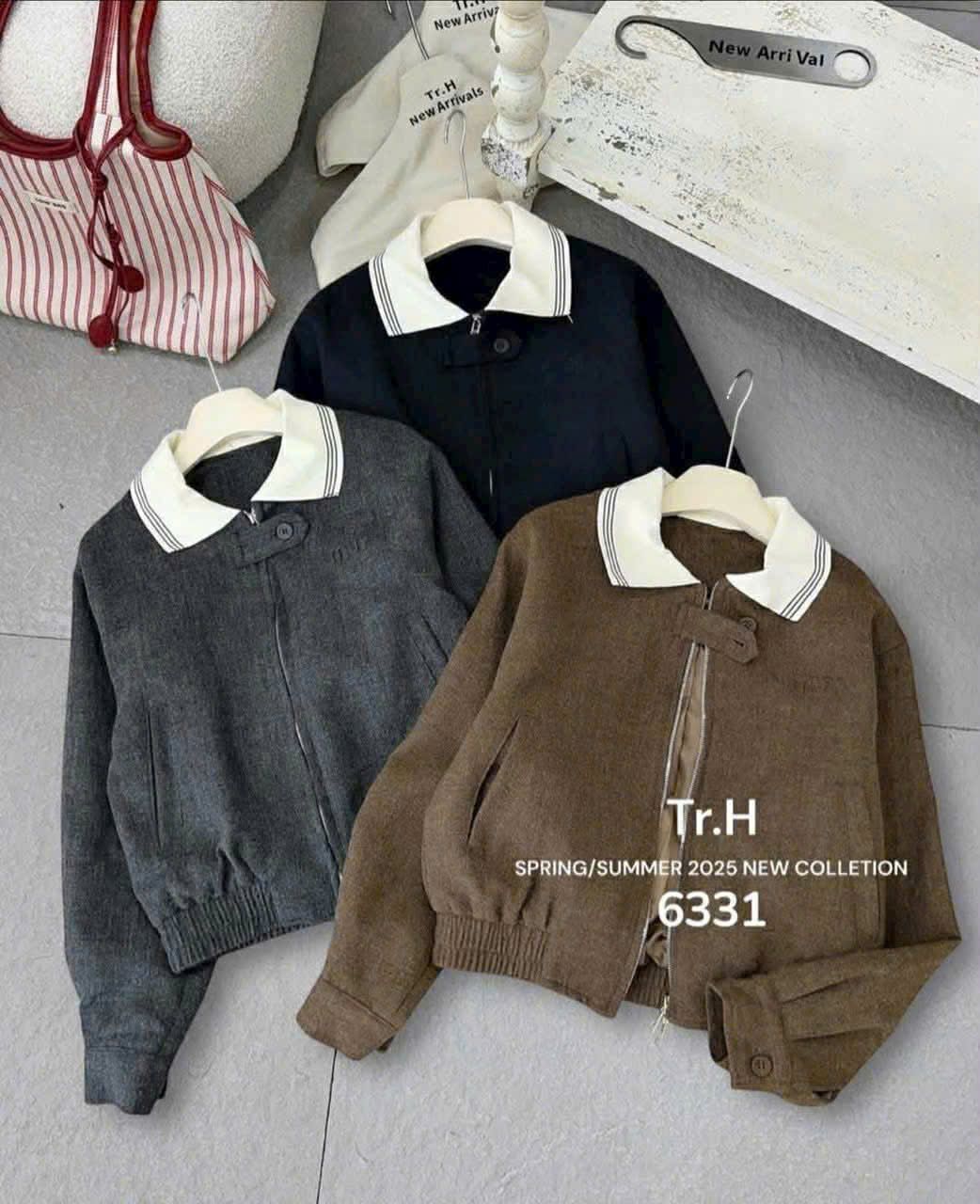  Khoác cổ bẻ(CK CỌC) E92 