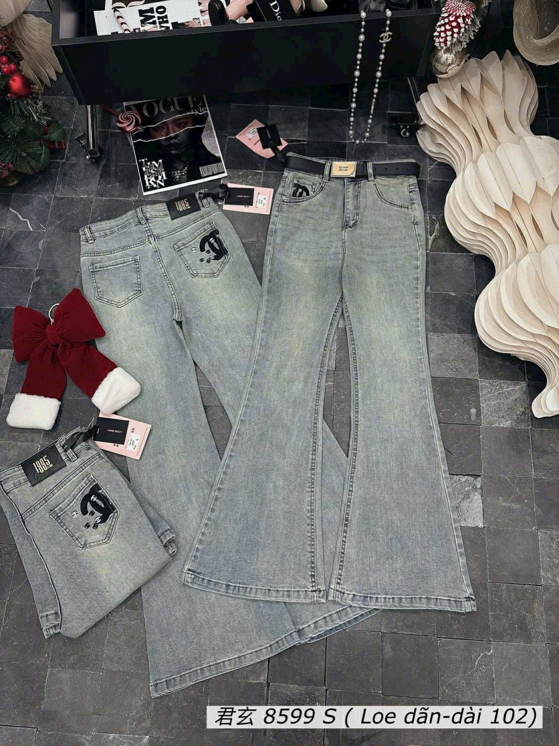  Quần loe túi chanel Q109 