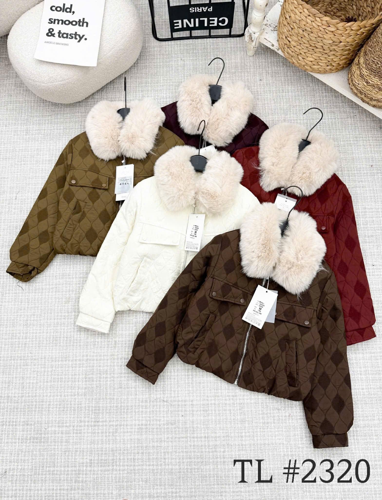  Phao hình trám cổ lông C184 