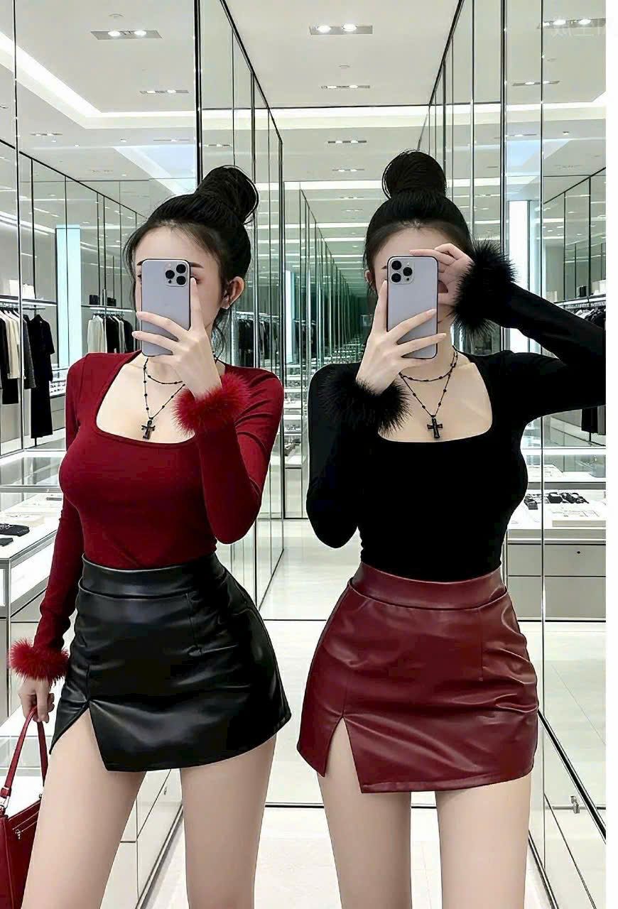  ÁO CỔ U TAY LÔNG C193 