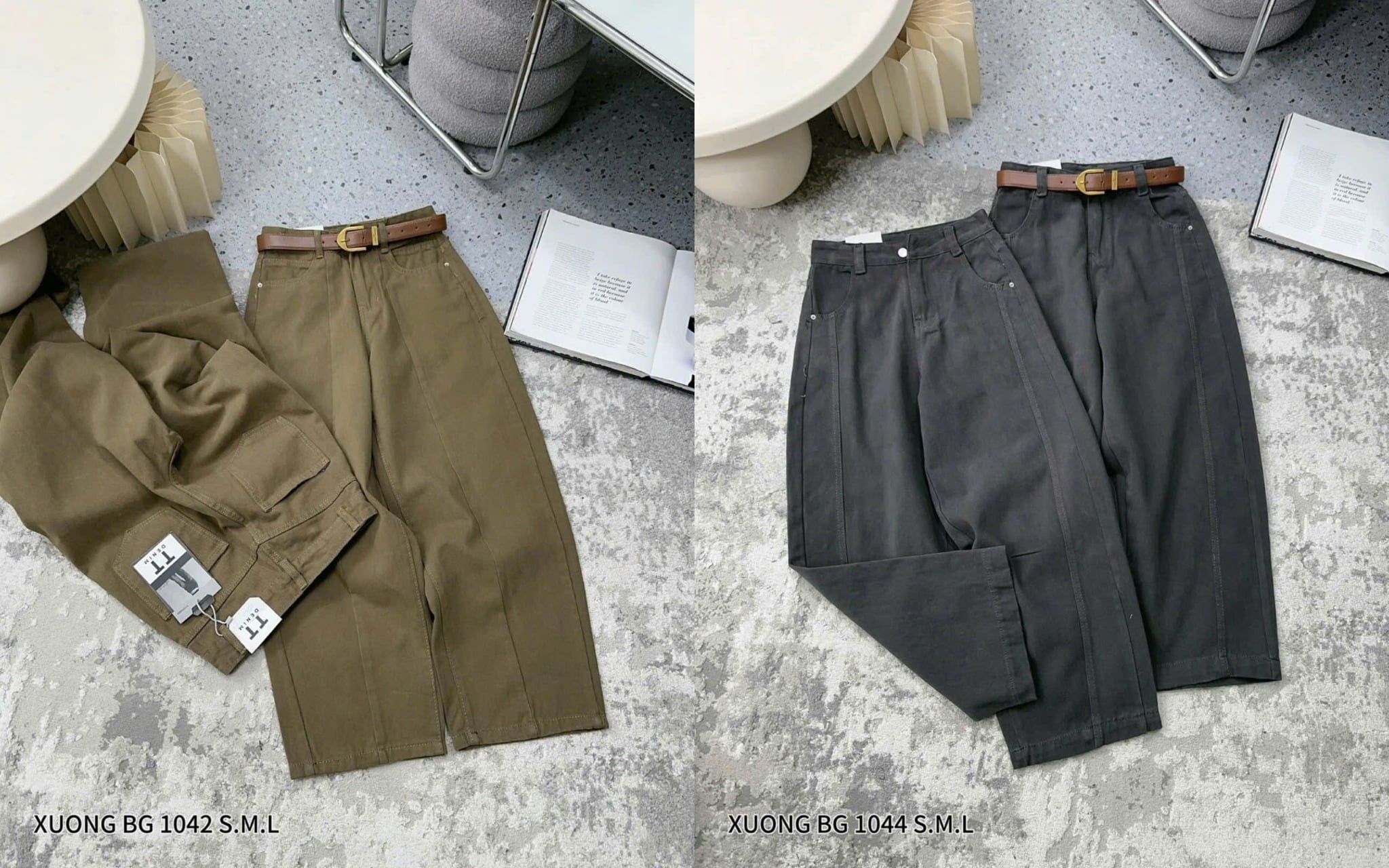  Quần xuông nấm gân Q115 