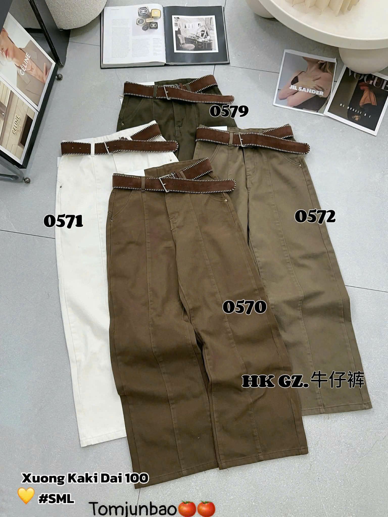  Quần xuông gân 0570-72-79 Q116 