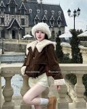  Khoác kaki cổ lông C202 