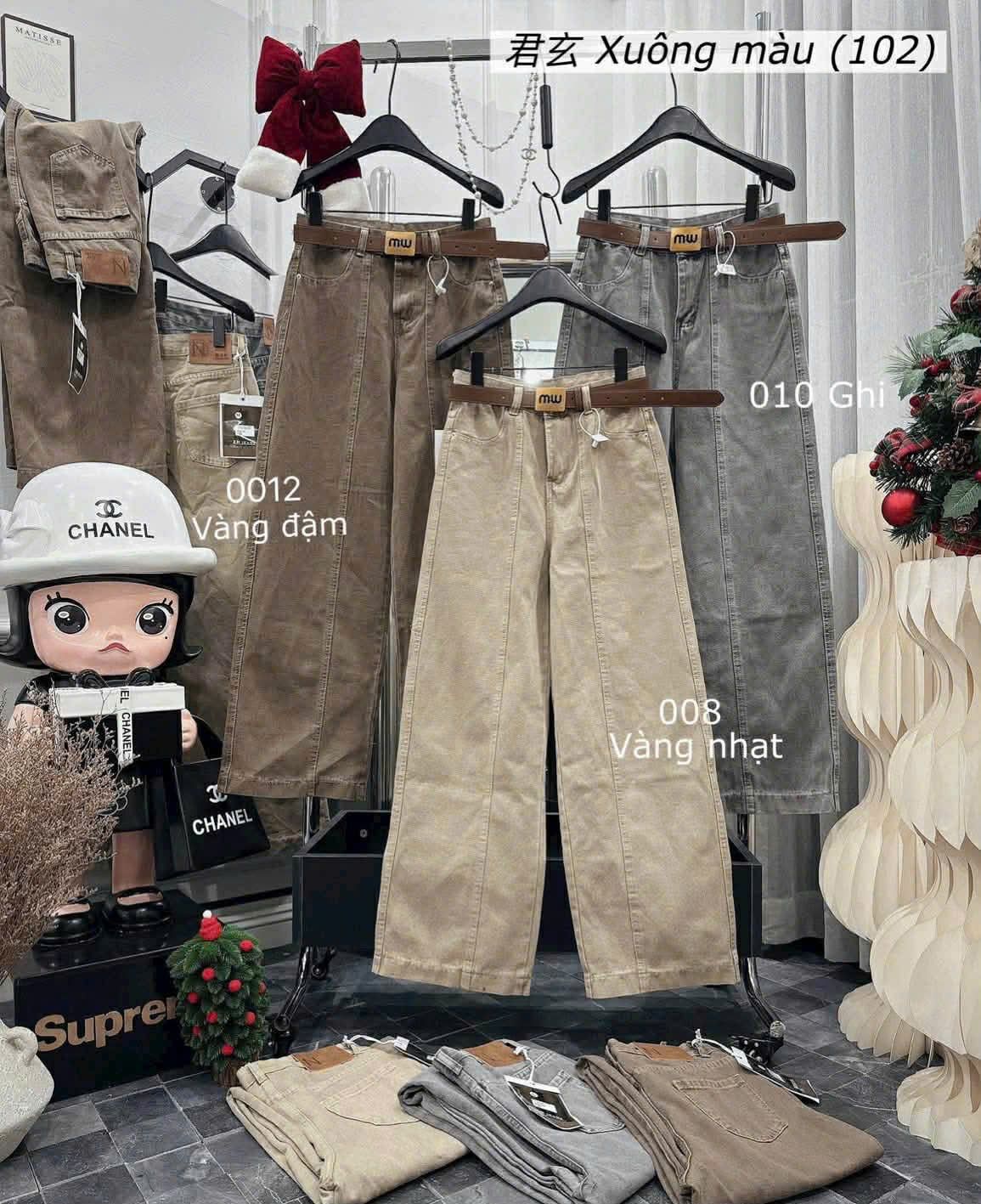  Xuông gân 3 màu Q120 