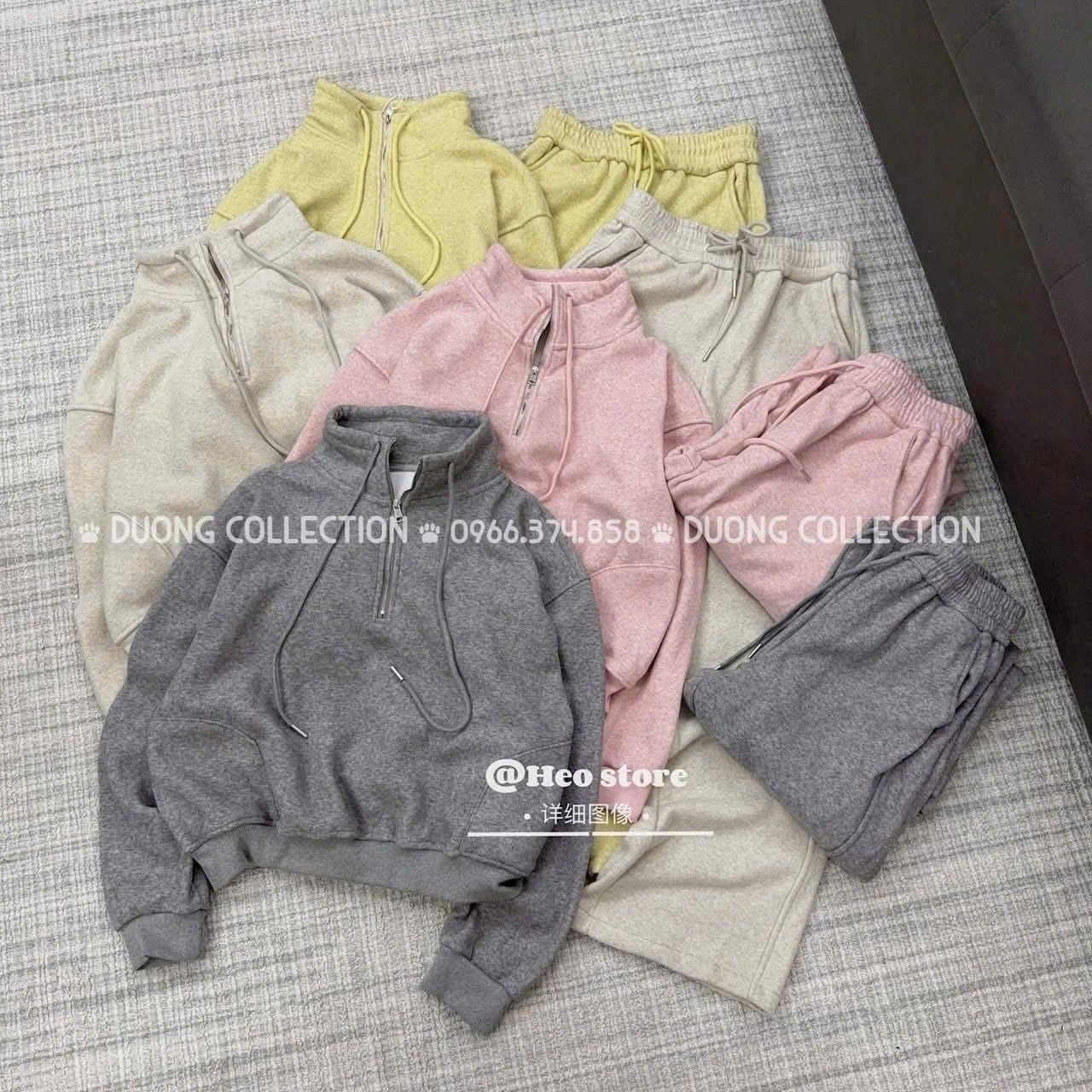  Bộ len thỏ trơn B146 