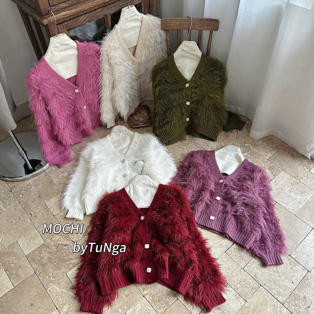  cadigan len lông kim sa C210 