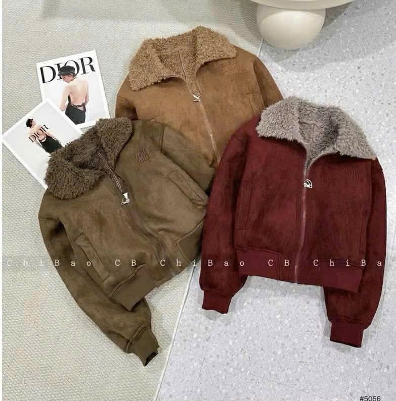  Khoác da lộn miumiu C211 