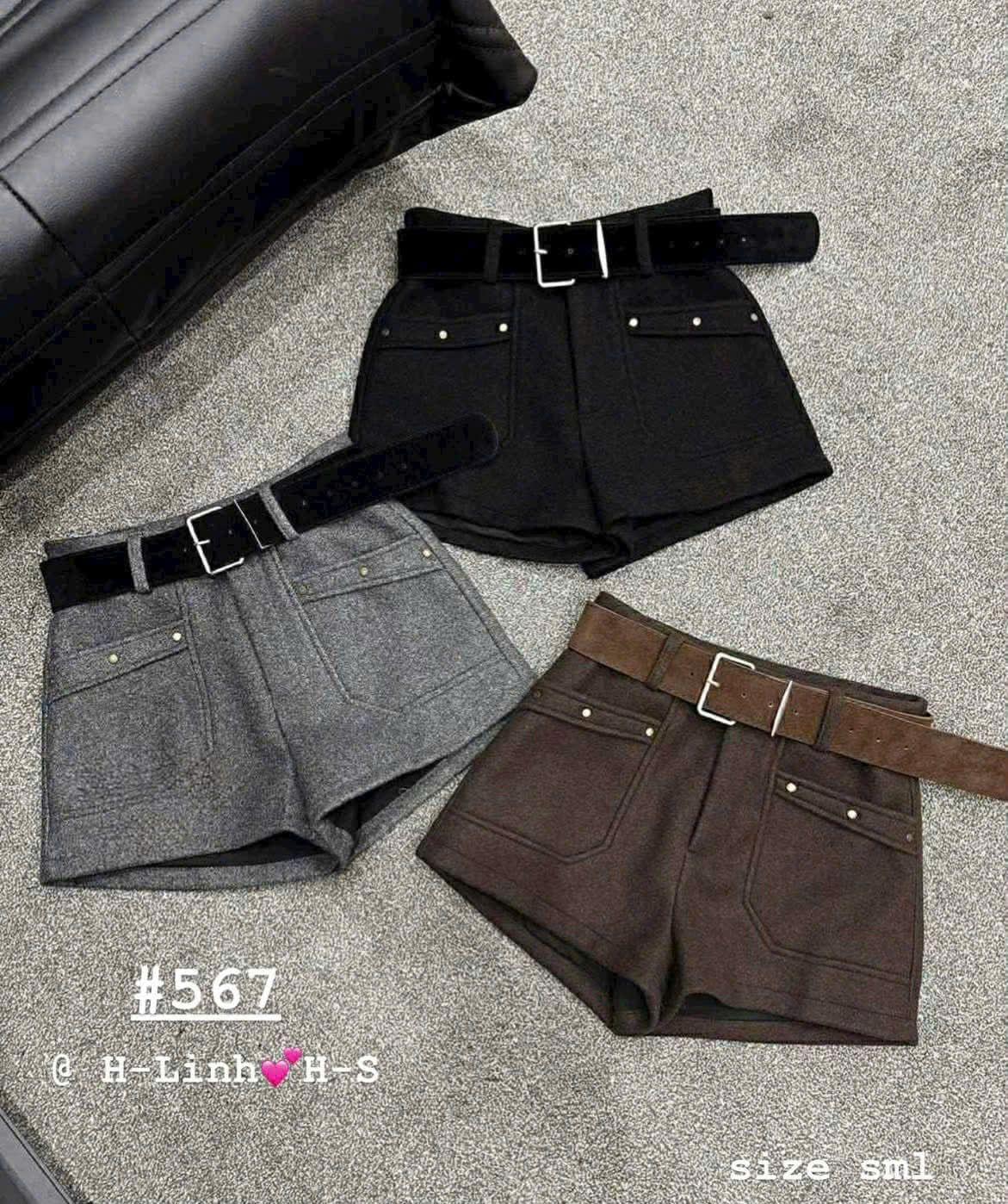  Quần soc dạ túi ngang Q122 