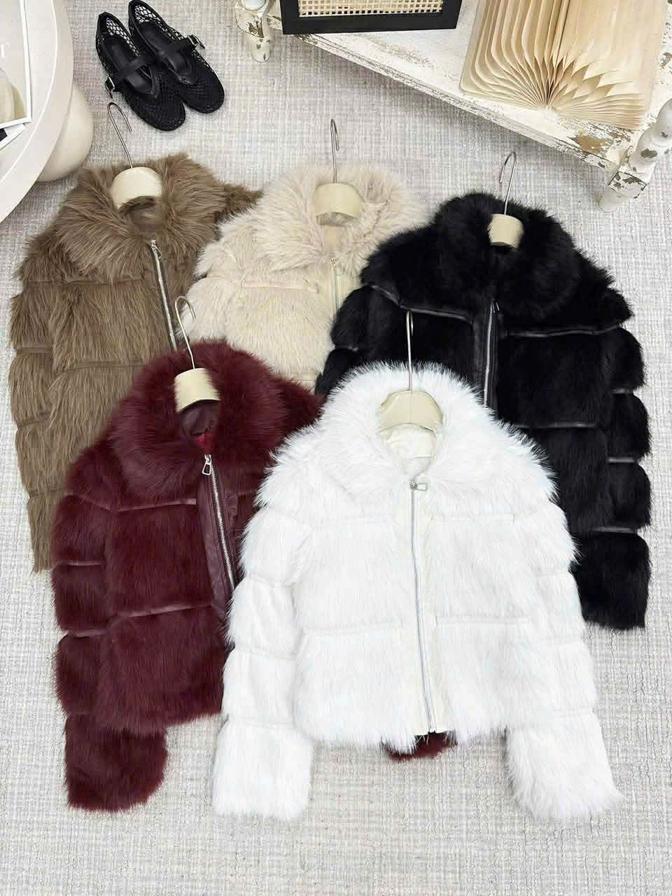  Áo lông viền da C277 