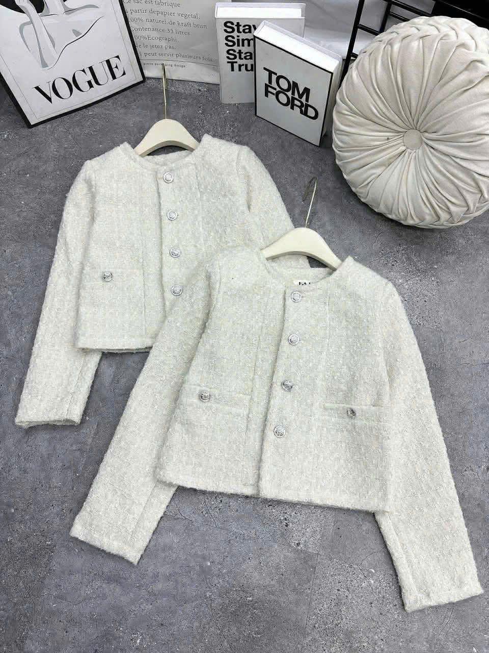  Áo dạ trắng C283 