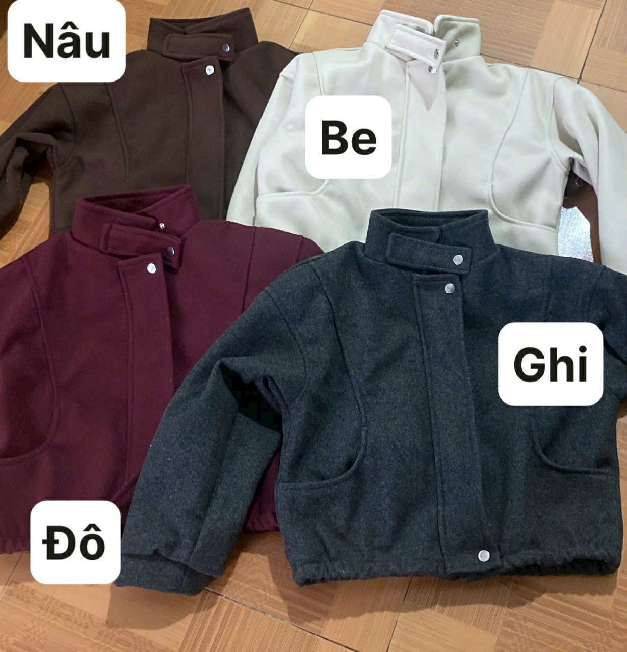  Áo dạ gân viền C287 