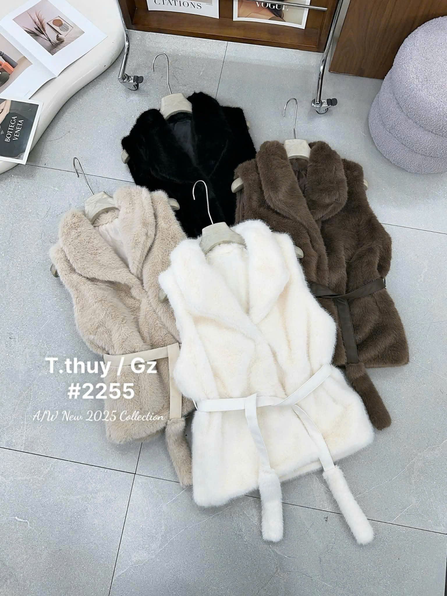  Gile lông cổ bẻ đai eo A10 