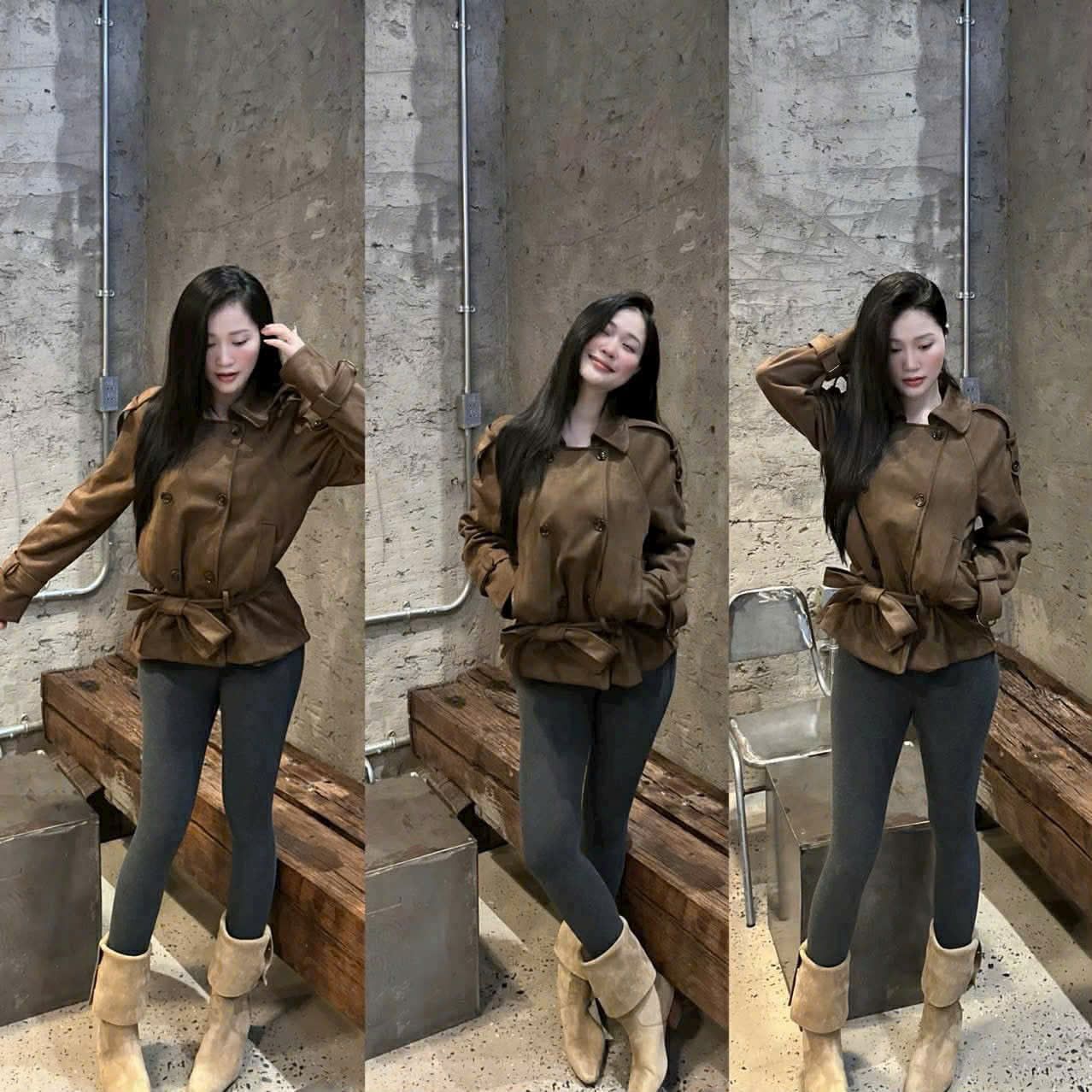  Khoác da lộn PK A22 