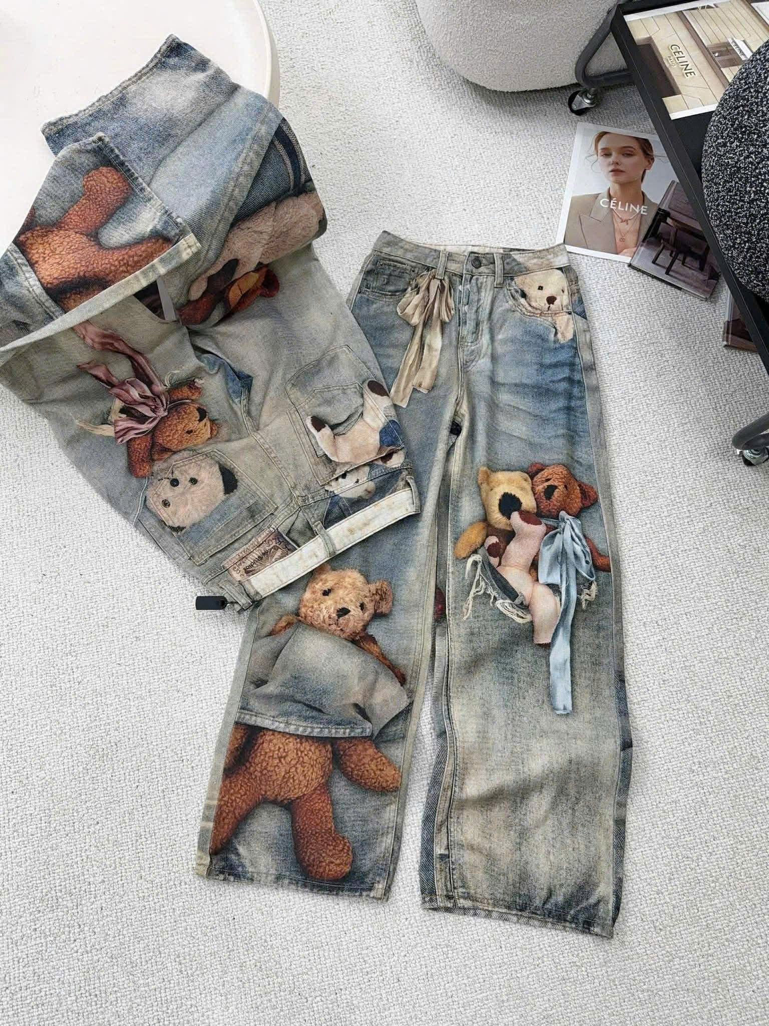  Quần bò gấu cao cấp ( CK CỌC ) Q10 