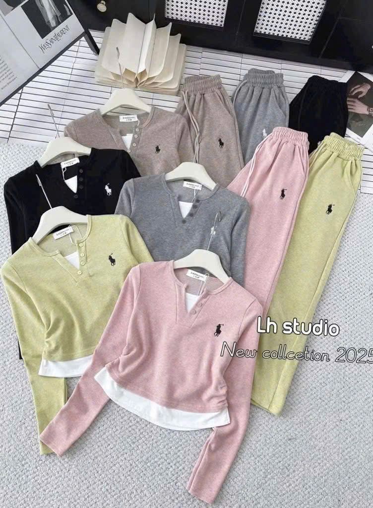  Bộ len lông thỏ thêu ngựa B101 