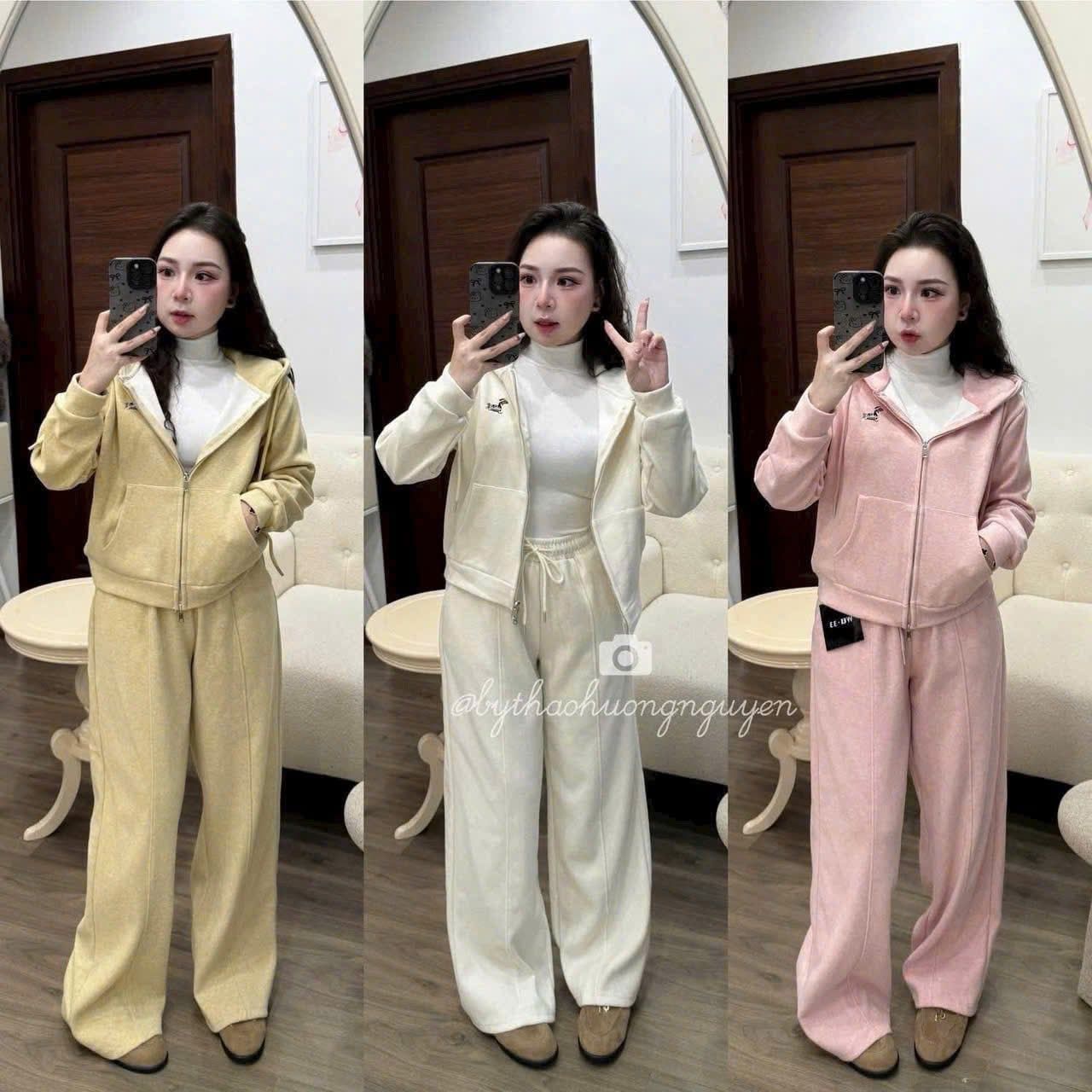  Bộ len thỏ khóa thêu ngựa B62 