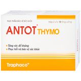  Dung dịch uống Antot Thymo Traphaco tăng cường sức đề kháng (2 vỉ x 10 ống x 10ml) 