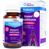  Viên uống Women's Multivitamin With Probiotics Henry Blooms bổ sung vitamin, khoáng chất và lợi khuẩn dành cho phụ nữ (30 viên) 
