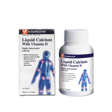  Thực phẩm bảo vệ sức khỏe VitaHealth Liquid Calcium & D3 (30 Viên) 