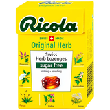  Kẹo ngậm không đường Ricola Original Herb giúp thông cổ, giảm ho (40g) 