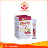  Bột uống Cherry Extract Vitamin C – Bổ sung vitamin C tự nhiên từ cherry – Hỗ trợ tăng sức đề kháng, chống oxy hóa – Hộp 30 gói – Nhật Bản 