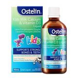  Ostelin Kids Milk Calcium & Vitamin D3 Liquid - Sản Phẩm Hỗ Trợ Phát Triển Não Bộ & Chiều Cao Cho Trẻ 