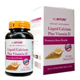  Liquid Calcium Plus Vitamin D - Viên Uống Hỗ Trợ Tăng Độ Rắn Chắc & Chống Loãng Xương 