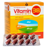  Vitamin 3B Phúc Vinh Hỗ Trợ Bổ Sung Vitamin Nhóm B Hộp 100 Viên 