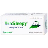  Viên uống TraSleepy Traphaco dưỡng tâm an thần, hỗ trợ gây ngủ, giúp ngủ ngon (2 vỉ x 10 viên) 