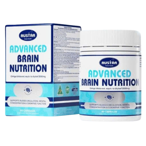  Viên uống Austar Advanced Brain Nutrition - Bổ Não (Hộp 60 viên), Australia 